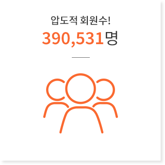 압도적 회원수! 308,488명